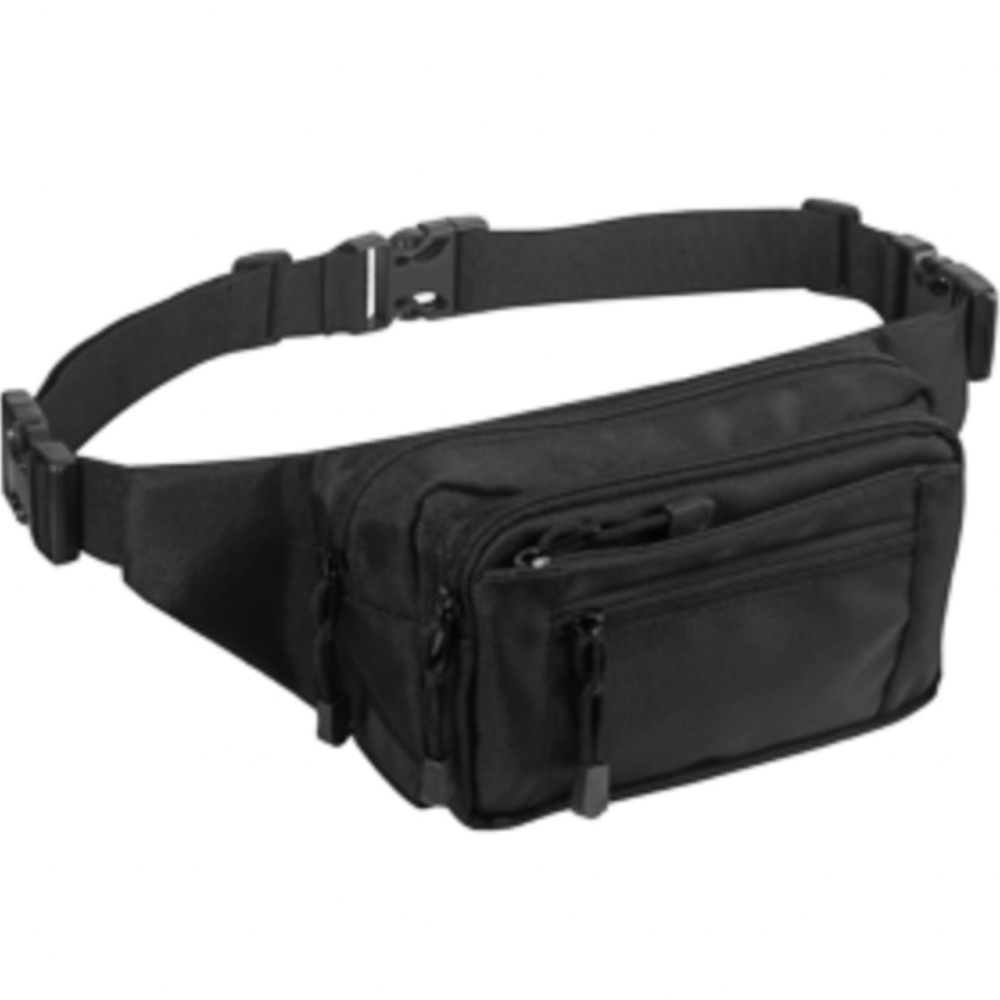 *NWT* Belt Bag Fanny Pack Crossbody Bag for Plus and Regular Size Unisex Black - Picture 1 of 10